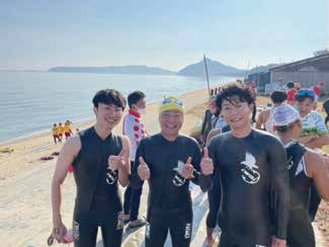 息子＆甥とトライアスロン大会出場