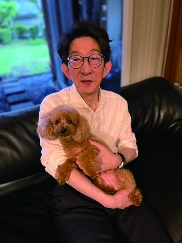 愛犬のココちゃんと