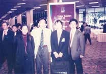 1994年TCT＠ワシントン 斎藤先生、挽地先生、田中先生と