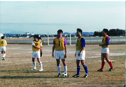 サッカー仲間と
